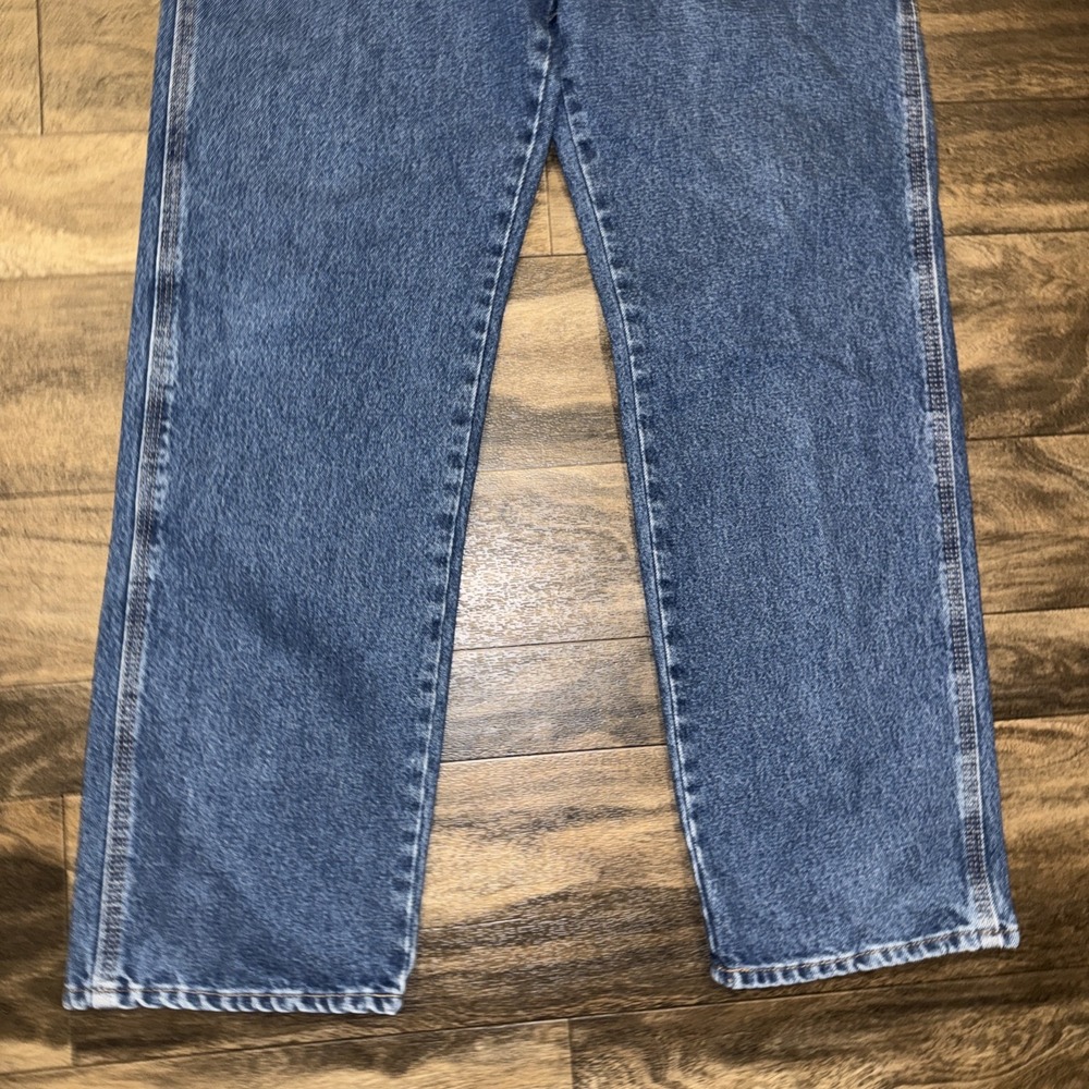 Wrangler Riggs Workwear Durashield Denim Dark Wash Jeans Carpenter Men's 32x34 - Picture 2 of 10